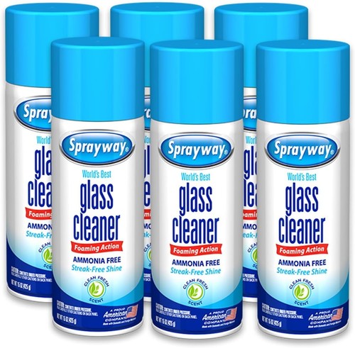 Sprayway glass cleaner - glass, foaming